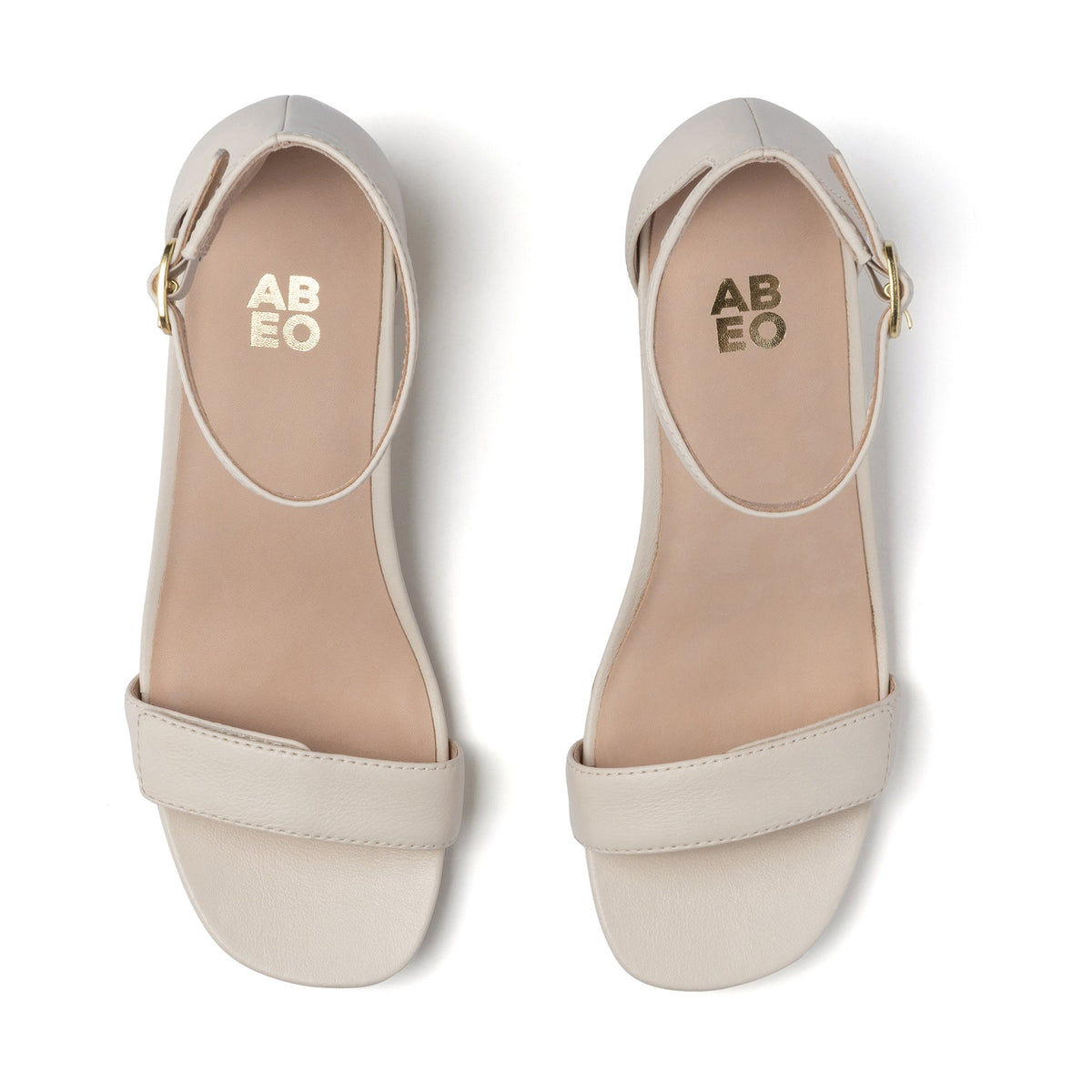 Avenue Strap Metatarsal Off White Leather | ABEO Footwear