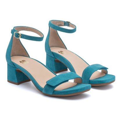 Avenue Strap Metatarsal Teal Suede | ABEO Footwear