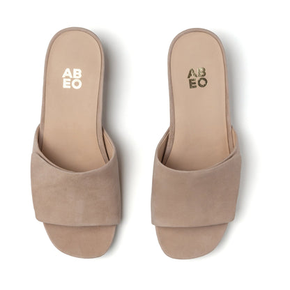 Avenue Slide Metatarsal Cuban Sand Suede | ABEO Footwear