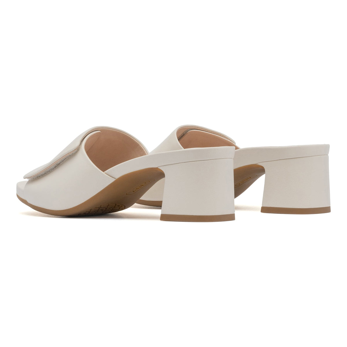 Avenue Slide Metatarsal Off White Leather | ABEO Footwear