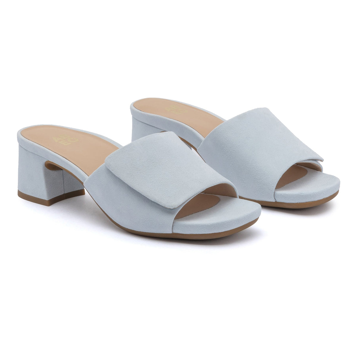 Avenue Slide Metatarsal Light Blue Suede | ABEO Footwear