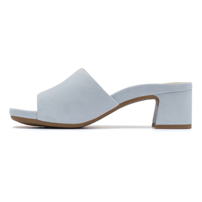 Avenue Slide Metatarsal Light Blue Suede | ABEO Footwear
