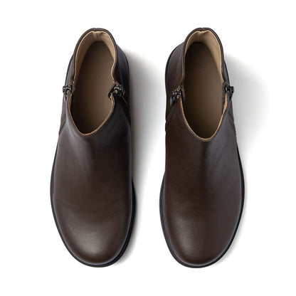 Compass Zip Metatarsal Dark Brown | ABEO Footwear