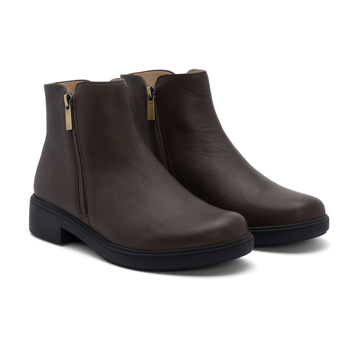 Compass Zip Metatarsal Dark Brown | ABEO Footwear
