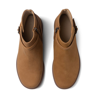 Compass Buckle Metatarsal Tan Nubuck | ABEO Footwear