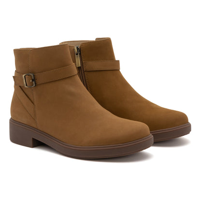 Compass Buckle Metatarsal Tan Nubuck | ABEO Footwear