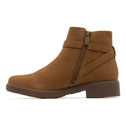 Compass Buckle Metatarsal Tan Nubuck | ABEO Footwear