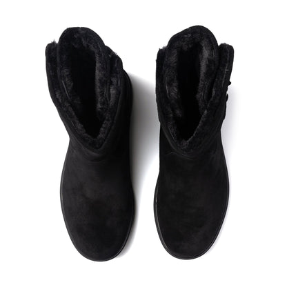Vista Mid Boot Metatarsal Black Suede | ABEO Footwear