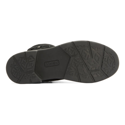 Vista Mid Boot Metatarsal Black Suede | ABEO Footwear