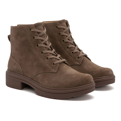 Vista Lace Metatarsal Taupe Suede | ABEO Footwear