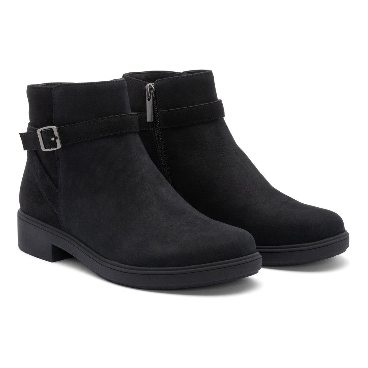 Compass Buckle Metatarsal Black Nubuck | ABEO Footwear