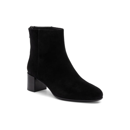 Plaza Back Zip Metatarsal Black Suede | ABEO Footwear