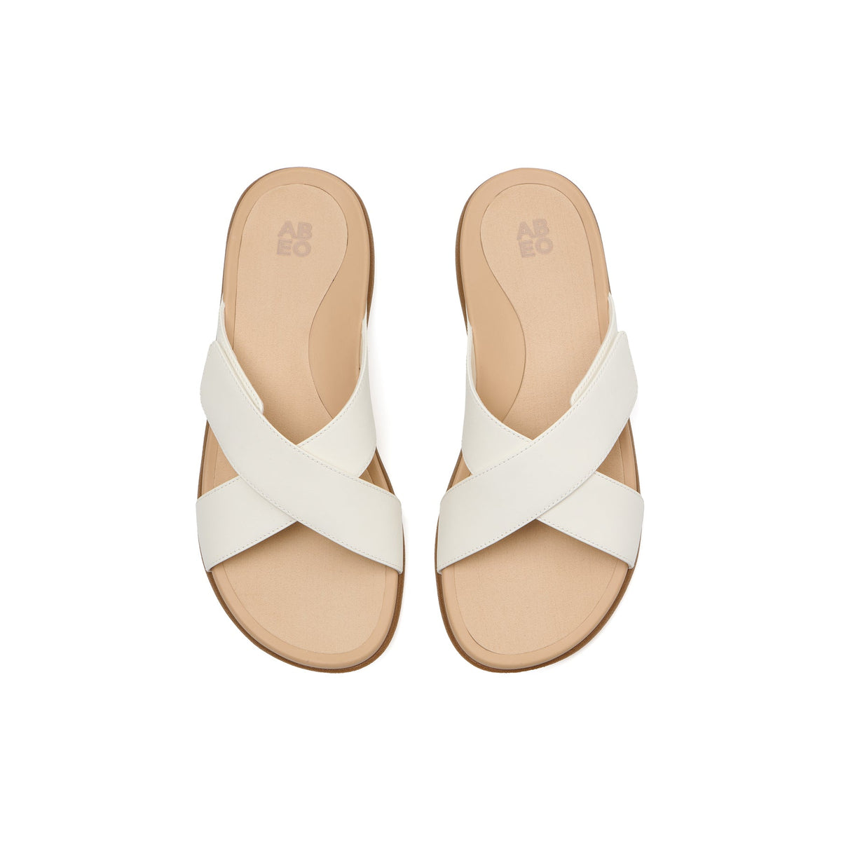 Laguna Slide Metatarsal White | ABEO Footwear