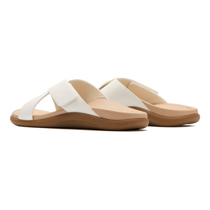 Laguna Slide Metatarsal White | ABEO Footwear