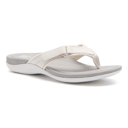 Oasis Sport Flip Flop Metatarsal White | ABEO Footwear