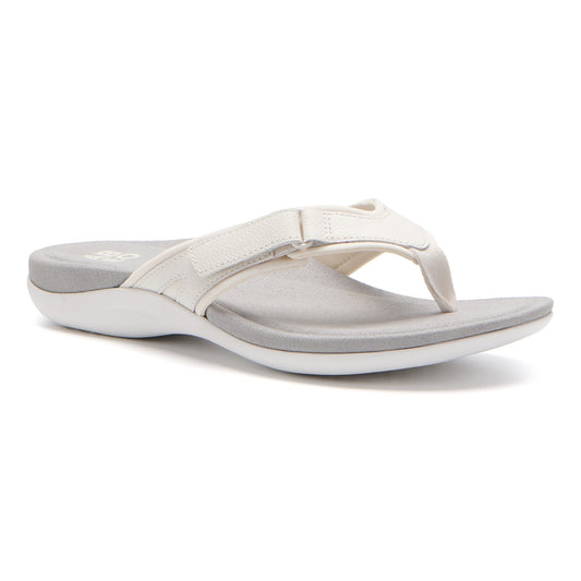 Oasis Sport Flip Flop Metatarsal White | ABEO Footwear
