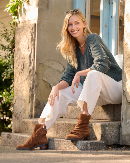 Traverse Scrunch Light Tan | ABEO Footwear