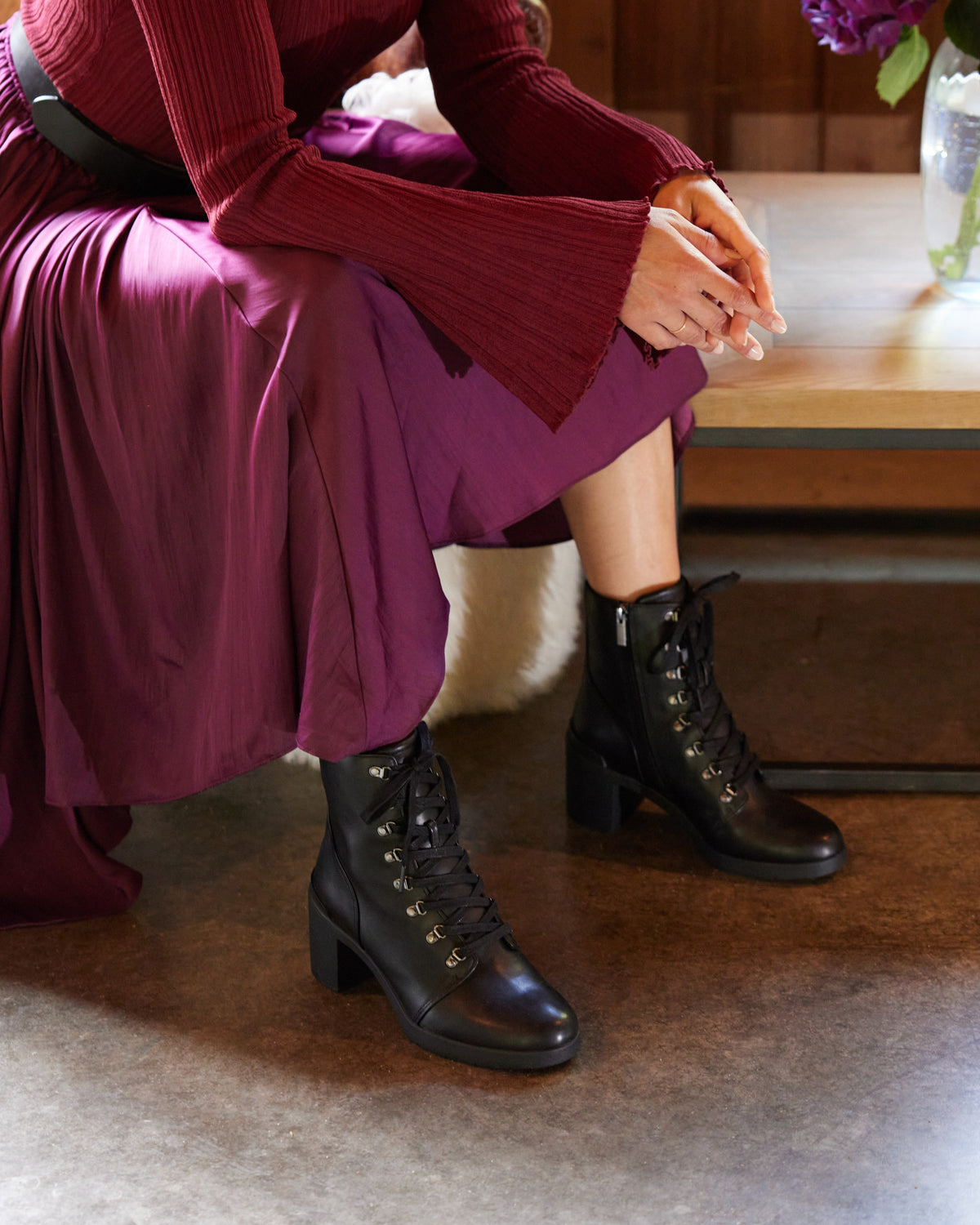 Metropolis Lace Black | ABEO Footwear