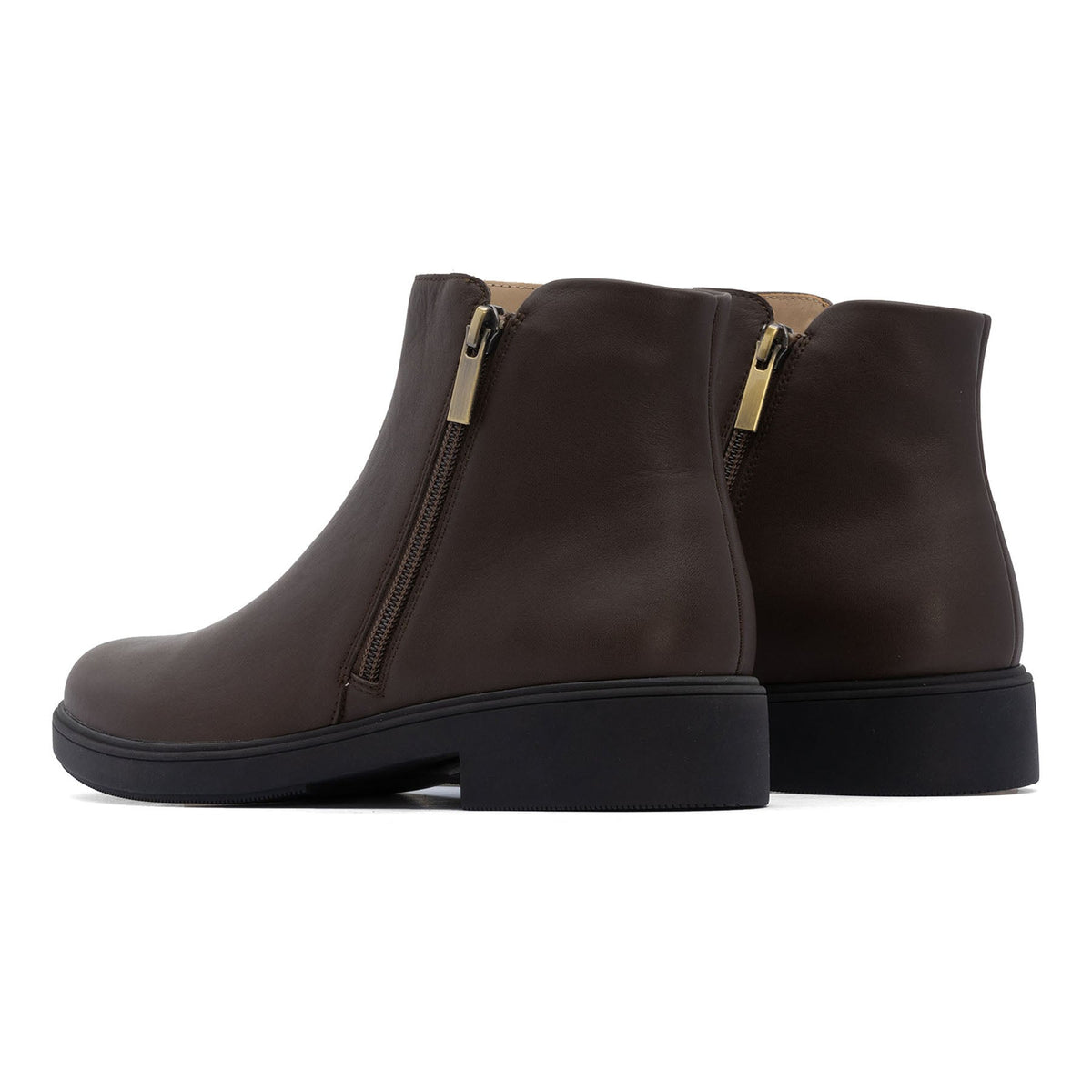 Compass Zip Dark Brown | ABEO Footwear