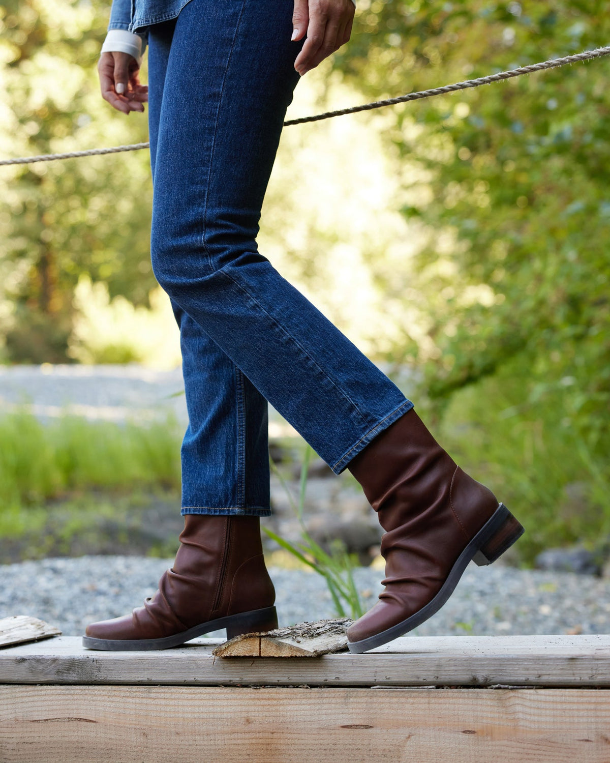 Traverse Scrunch Brown | ABEO Footwear