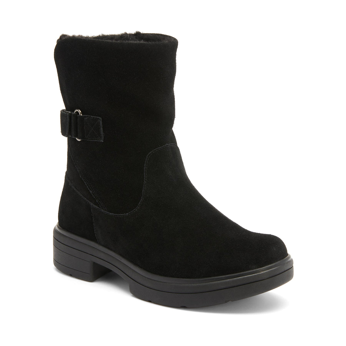 Vista Mid Boot Black Suede | ABEO Footwear