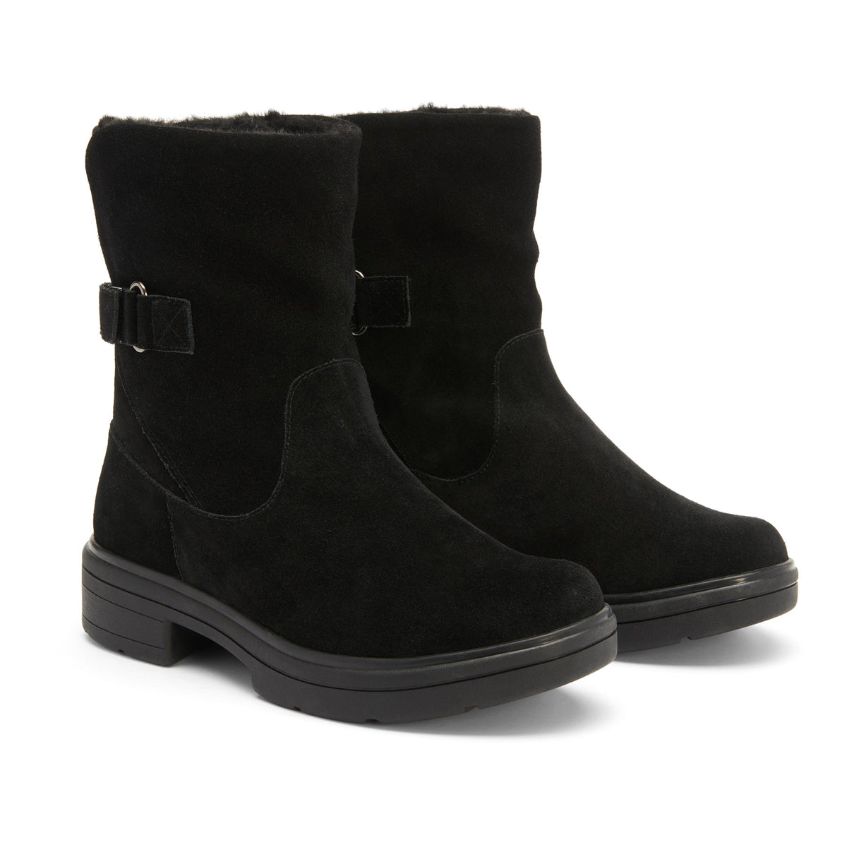 Vista Mid Boot Black Suede | ABEO Footwear