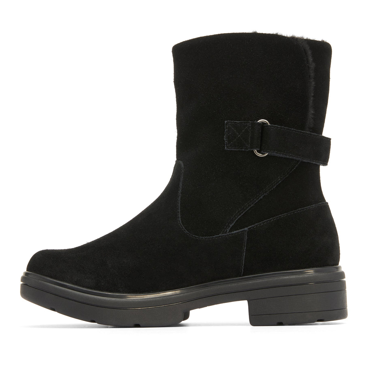 Vista Mid Boot Black Suede | ABEO Footwear