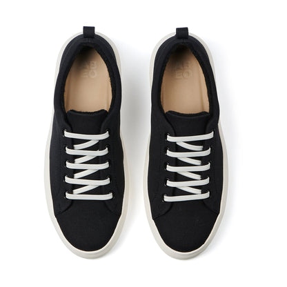 Jumpstreet Bungee Black Canvas | ABEO Footwear