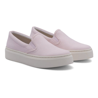 Jumpstreet Slip On Pink Canvas | ABEO Footwear