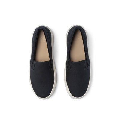 Jumpstreet Slip On Black Canvas | ABEO Footwear