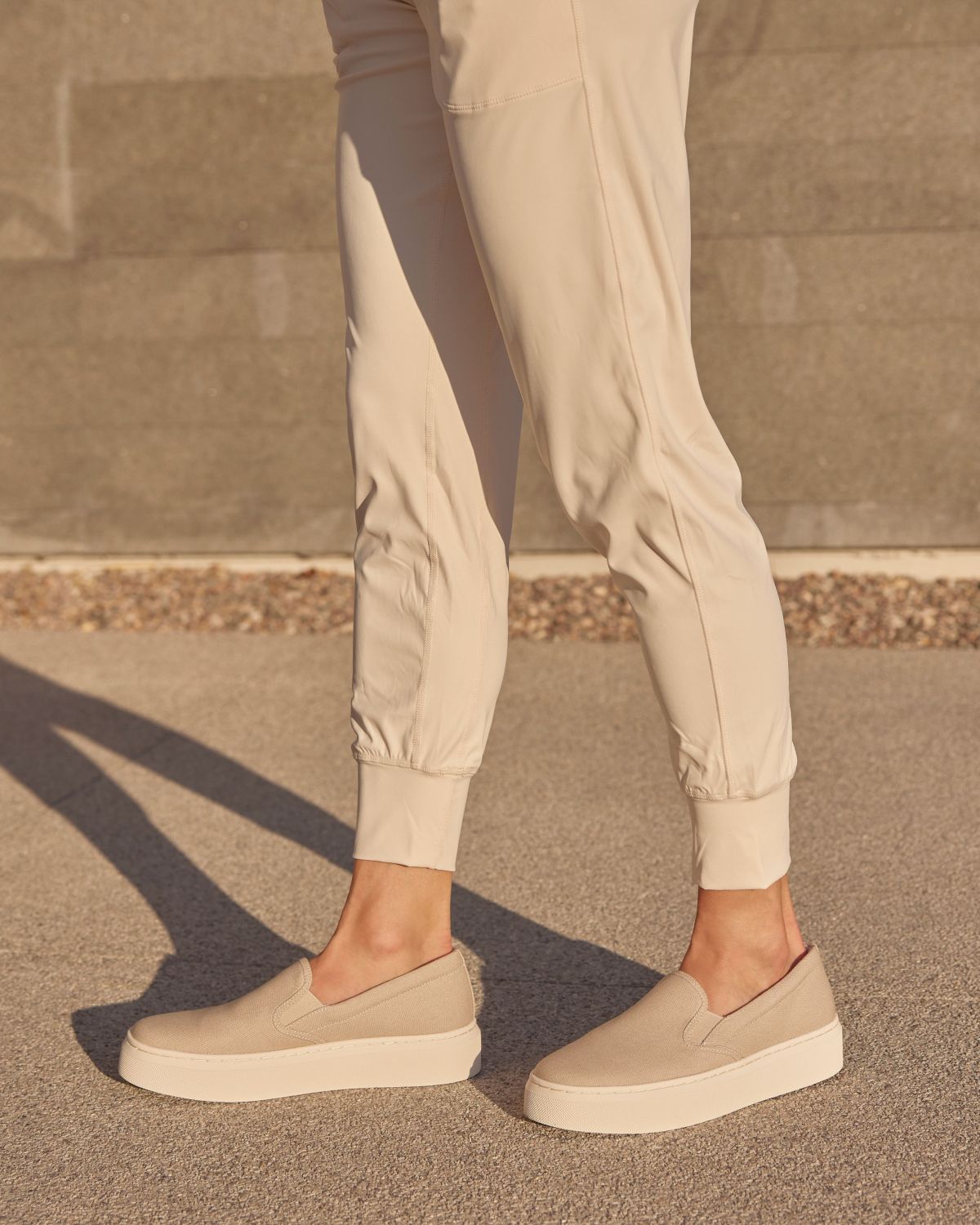 Jumpstreet Slip On Beige Canvas | ABEO Footwear