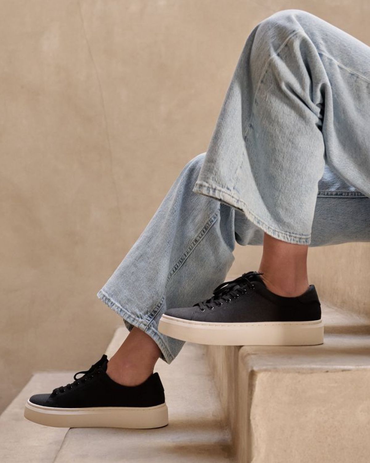 Jumpstreet Sneaker Black Canvas | ABEO Footwear