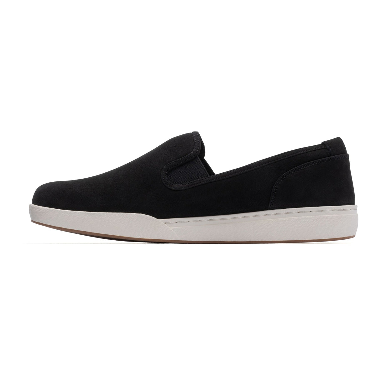 Encore Slip On Black Leather Suede | ABEO Footwear