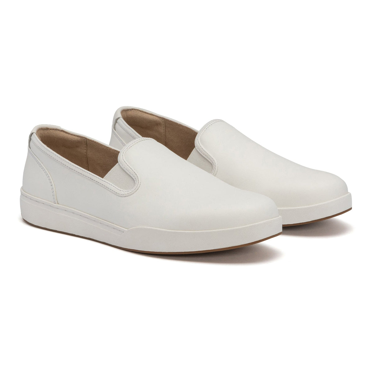 Encore Slip On White Leather | ABEO Footwear