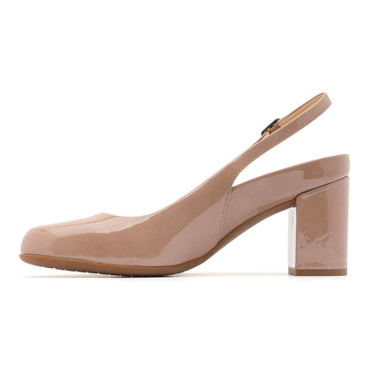 Tempo Slingback Metatarsal Tan Pat | ABEO Footwear