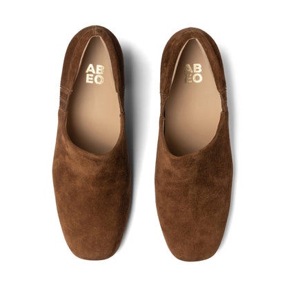 Avenue Slip On Metatarsal Caramel Suede | ABEO Footwear