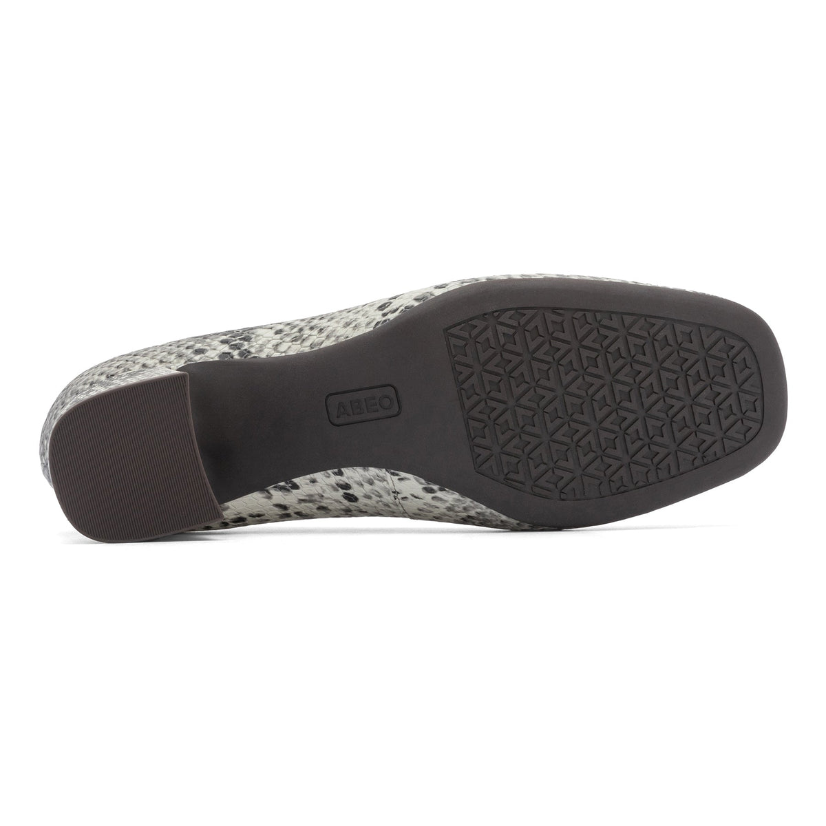Avenue Pump Metatarsal White Snake | ABEO Footwear