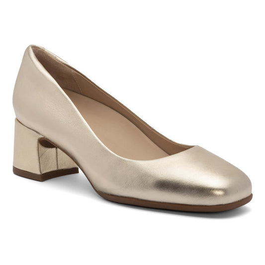 Avenue Pump Metatarsal Light Gold | ABEO Footwear
