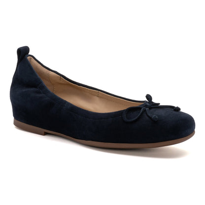Cadence Bow Metatarsal Navy Suede | ABEO Footwear