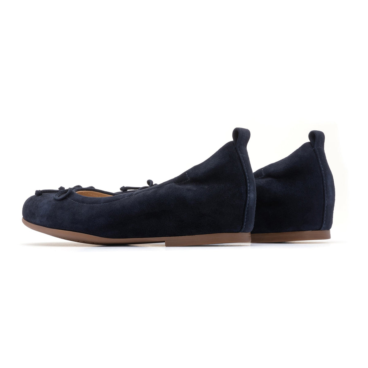Cadence Bow Metatarsal Navy Suede | ABEO Footwear