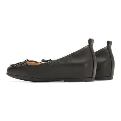 Cadence Bow Metatarsal Black Nappa | ABEO Footwear