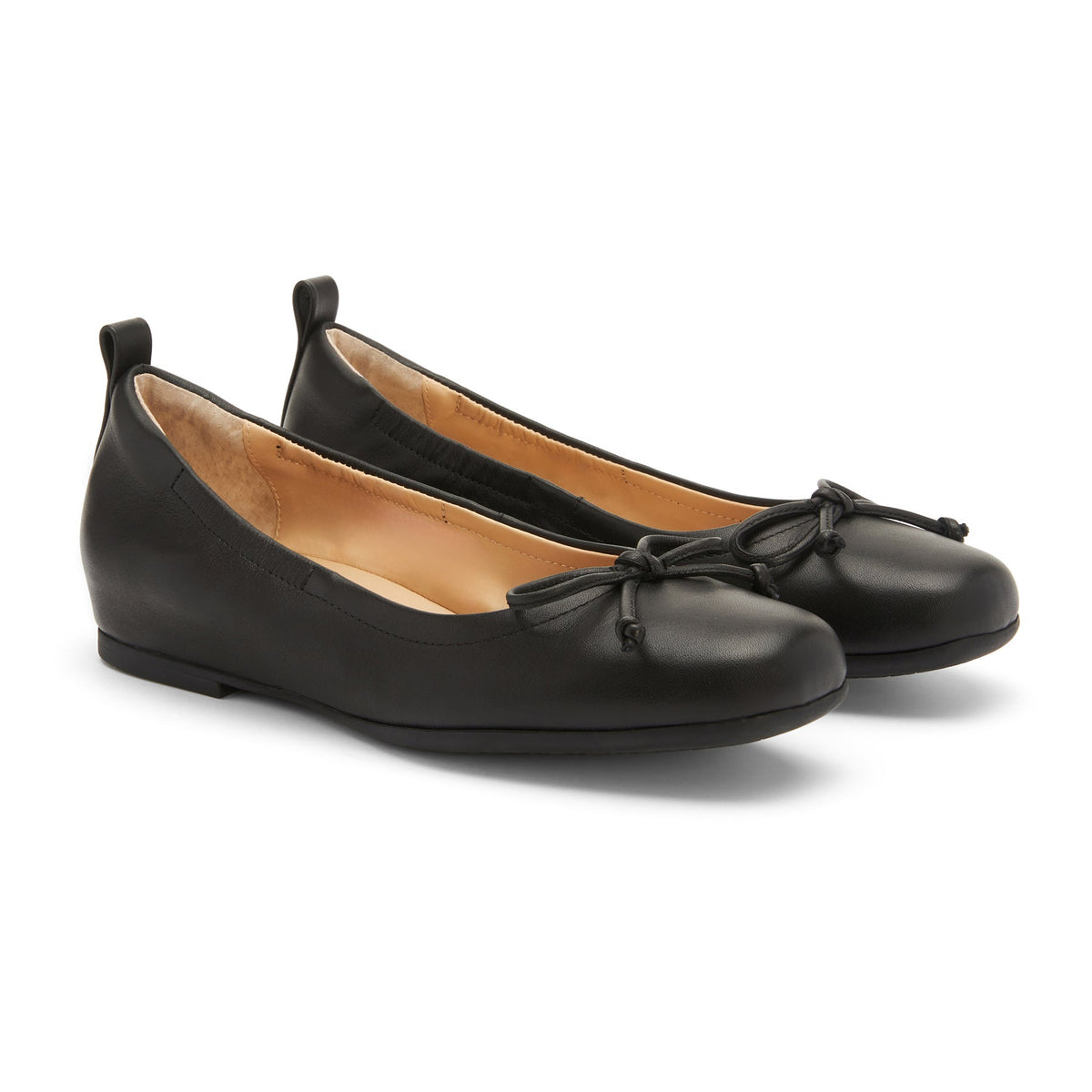Cadence Bow Metatarsal Black Nappa | ABEO Footwear