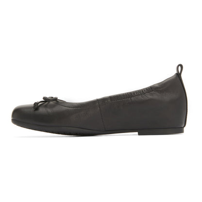 Cadence Bow Metatarsal Black Nappa | ABEO Footwear