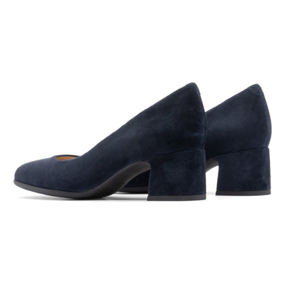 Avenue Pump Metatarsal Navy Suede | ABEO Footwear