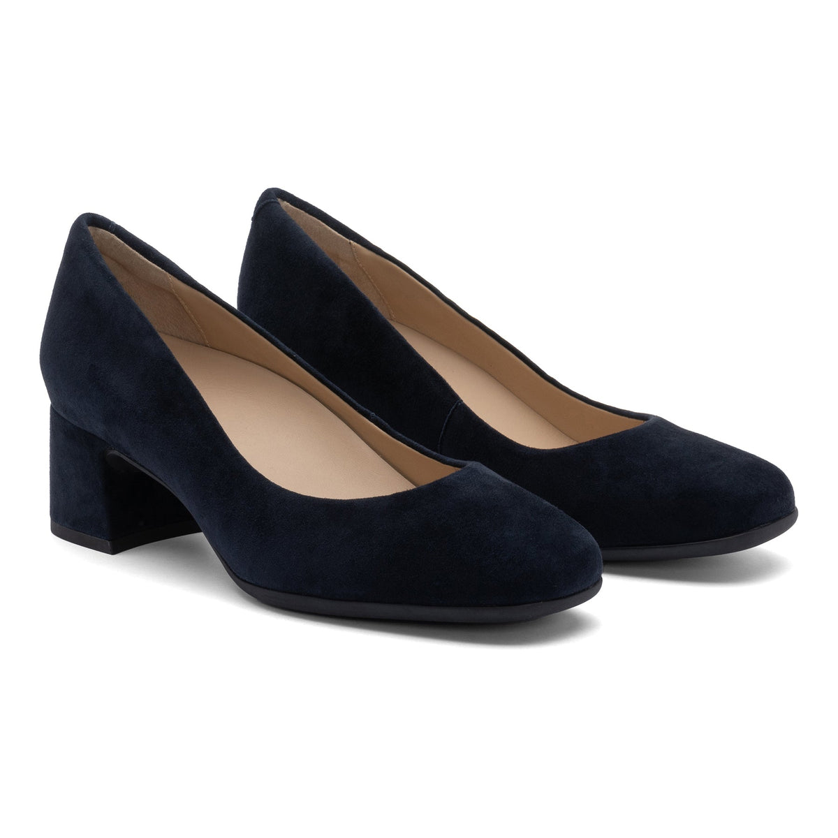Avenue Pump Metatarsal Navy Suede | ABEO Footwear