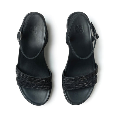 Faith Metatarsal Black Nubuck | ABEO Footwear