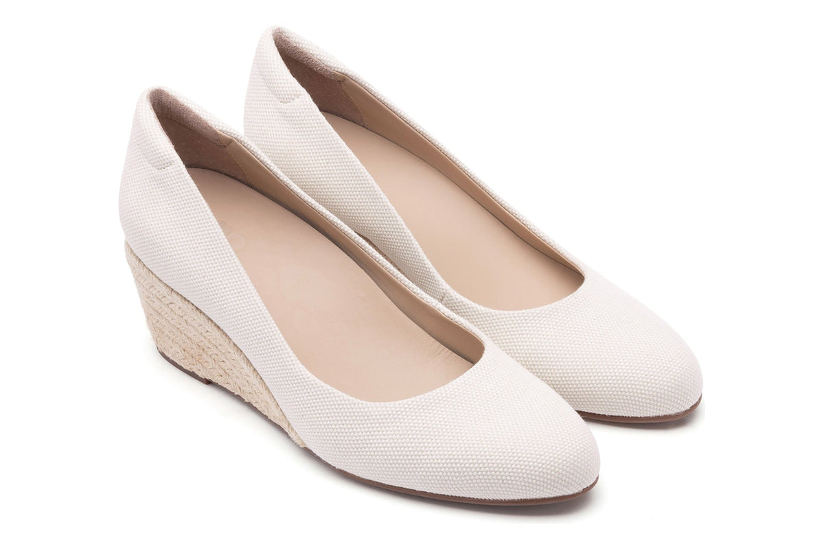 Quinn Metatarsal Natural Canvas | ABEO Footwear