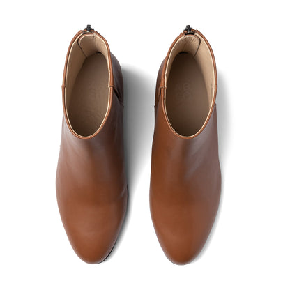 Plaza Back Zip Metatarsal Dark Tan | ABEO Footwear