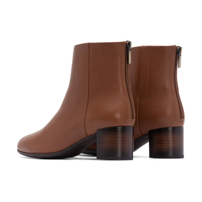 Plaza Back Zip Metatarsal Dark Tan | ABEO Footwear