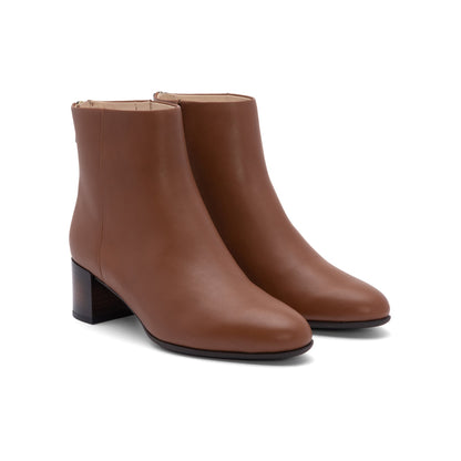 Plaza Back Zip Metatarsal Dark Tan | ABEO Footwear